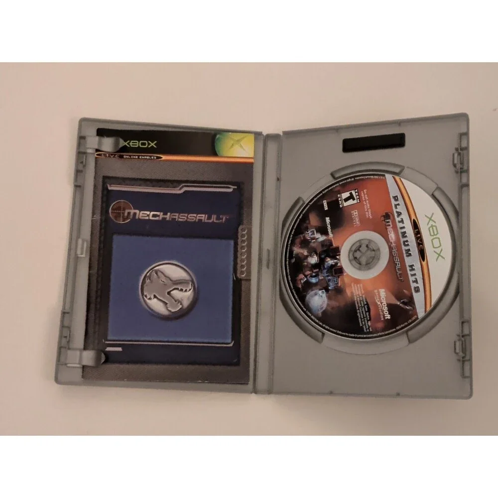 MechAssault (Microsoft Xbox, 2002) With Manual - Picture 2 of 4